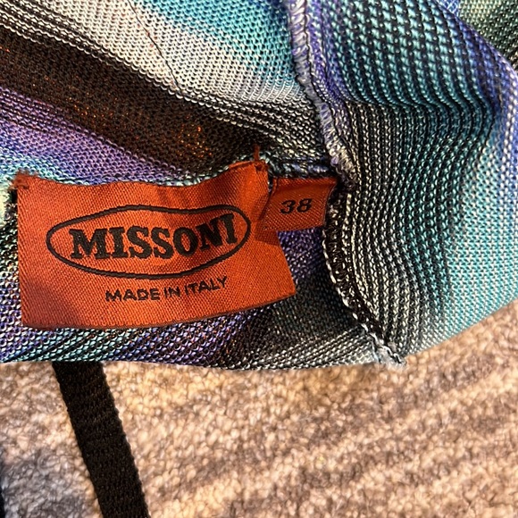 MISSONI Multicolored S/S dress with black shell. - Picture 5 of 5